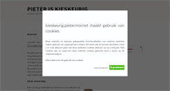 Desktop Screenshot of kieskeurig.pietermol.net